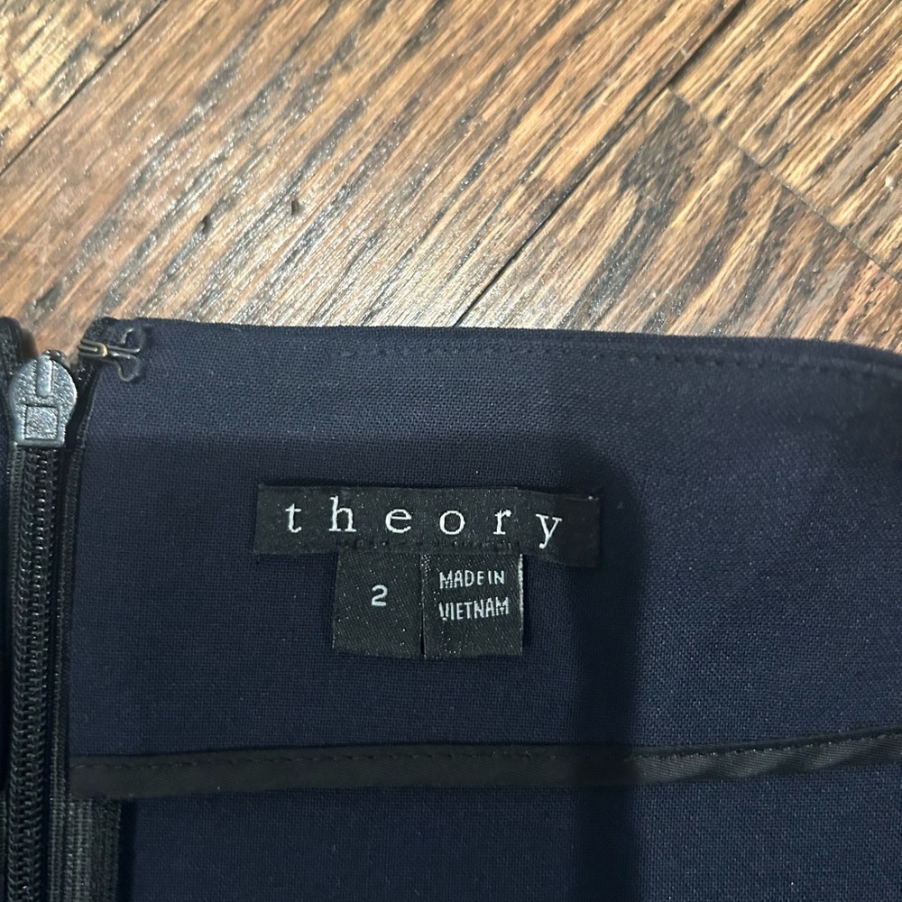 Theory Dark Blue Pencil Skirt - Picture 2 of 2